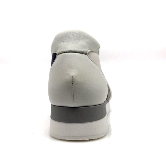 NEW MAX MARA MM 30 Neutro Gray Floral Sneakers - Picture 10 of 14